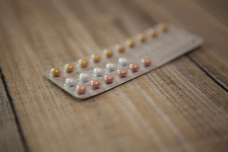 Photo of an oral birth control blister-pack